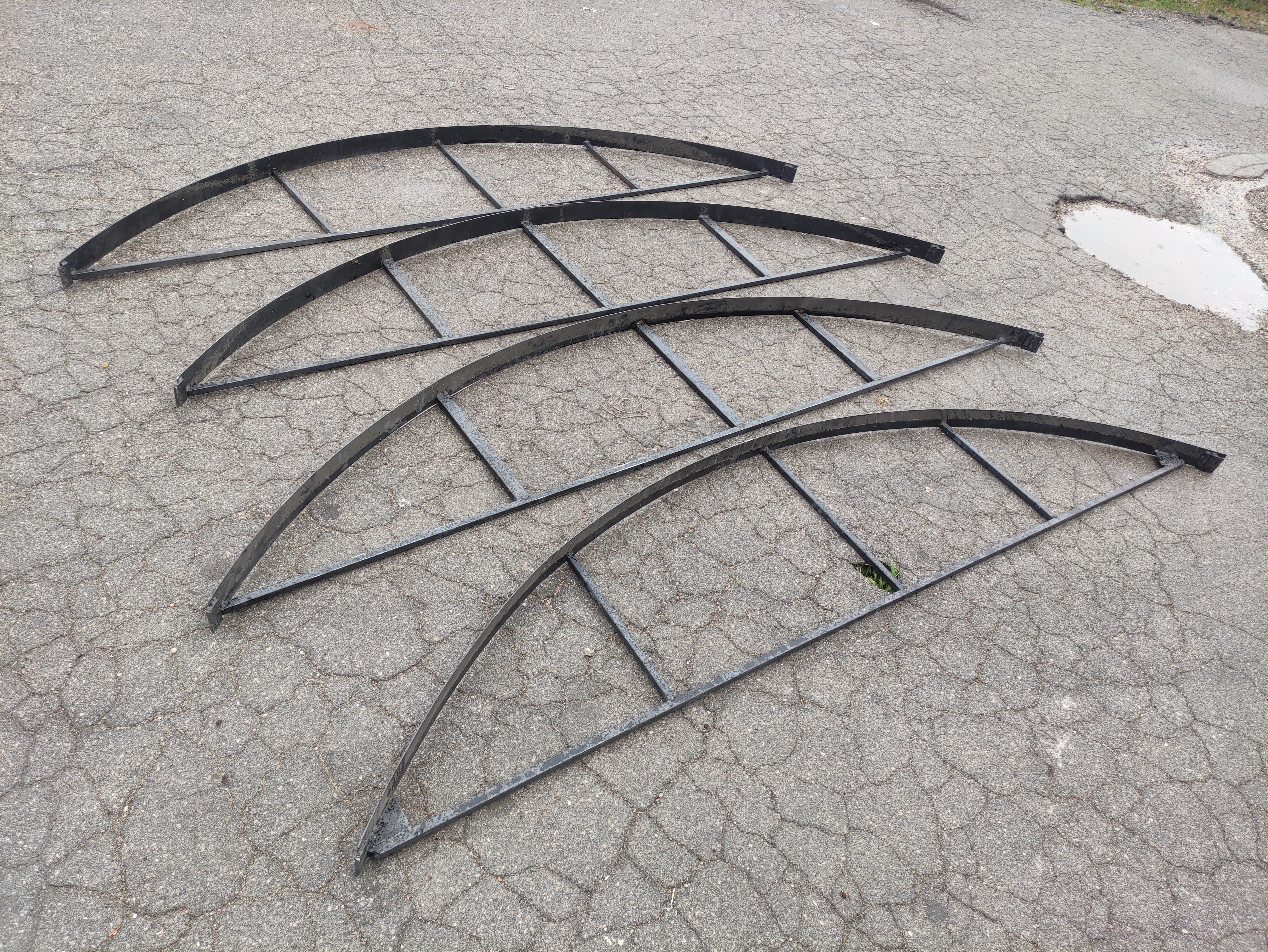 base plataforma hierro 4piez 305x62 alt 8 o435 1u